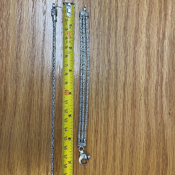 Sterling Silver Necklace & Bracelet Set - Picture 16 of 16